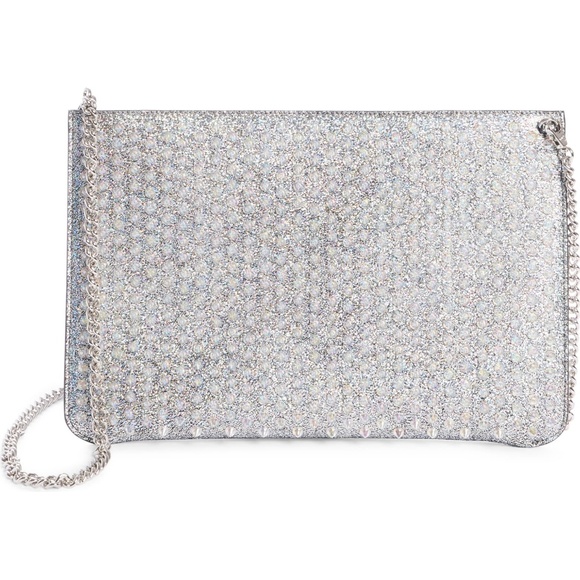 Christian Louboutin Unicorn Silver Studded Purse - Picture 6 of 8